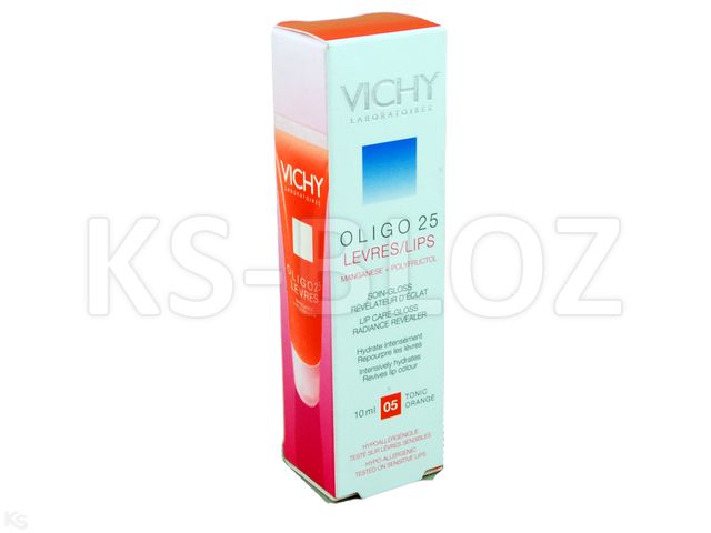 Vichy Oligo 25 Błyszczyk do ust orzeźwiajaca pomarańcza 5 interakcje ulotka   10 ml | tuba