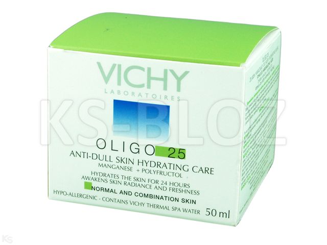 Vichy Oligo 25 Krem nawilżająco-rozświetlajacy cera mieszana, normalna interakcje ulotka   50 ml