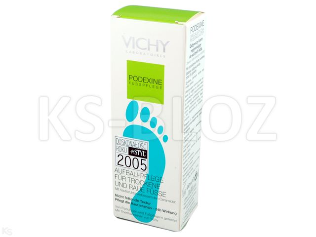 VICHY PODEXINE Krem d/such.stóp interakcje ulotka   100 ml