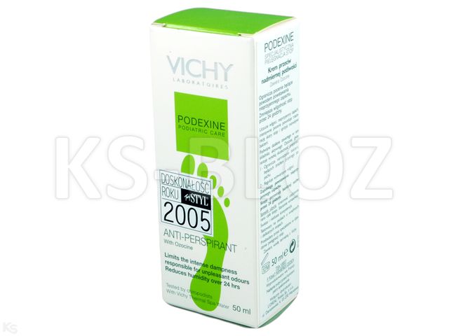 VICHY PODEXINE Krem p/poceniu stóp interakcje ulotka krem - 50 ml