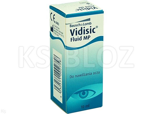 Vidisic Fluid Mp interakcje ulotka żel do oczu 2 mg/g 10 ml