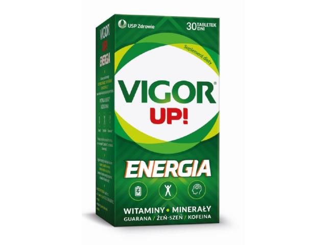 Vigor Up! Energia interakcje ulotka tabletki - 30 tabl.