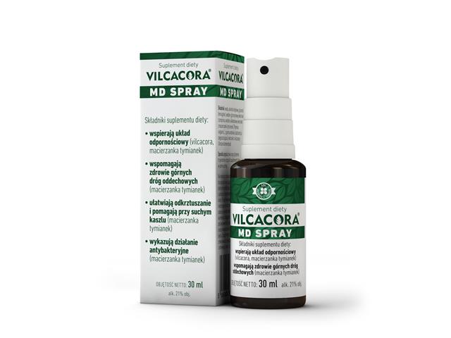 Vilcacora MD Spray interakcje ulotka spray do ust - 30 ml