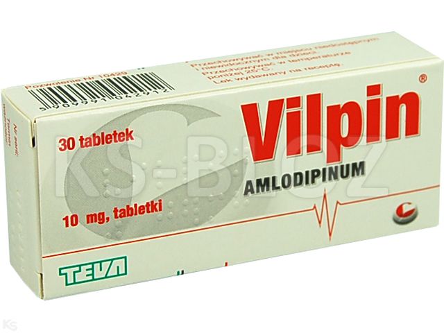 Vilpin interakcje ulotka tabletki 10 mg 30 tabl. | 3 blist.po 10 szt.