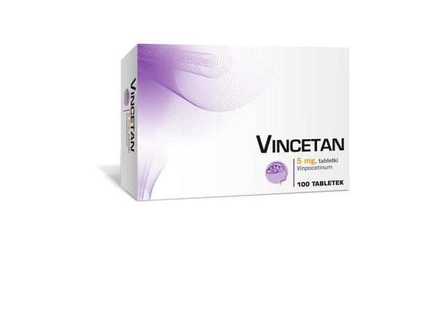 Vincetan interakcje ulotka tabletki 5 mg 100 tabl. | pojem.