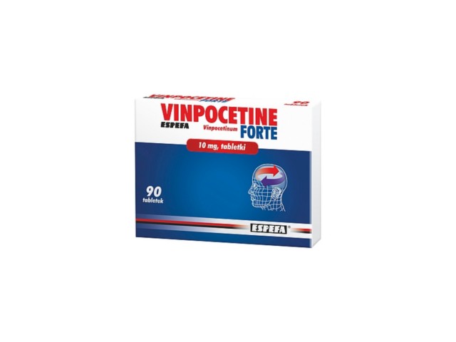 Vinpocetine Espefa Forte interakcje ulotka tabletki 10 mg 90 tabl.