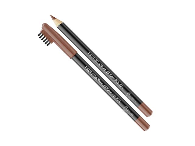 VIPERA Konturówka do Brwi PROFESSIONAL BROW PENCIL 01 sienna interakcje ulotka kredka  1.14 g