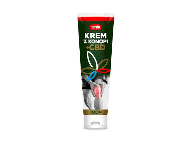 Virde Krem z konopi + CBD interakcje ulotka krem  100 ml