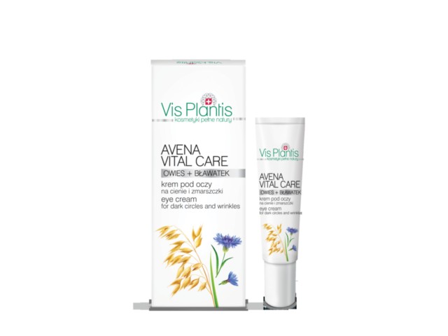 Vis Plantis Avena Vital Care Krem pod oczy na cienie i zmarszczki interakcje ulotka krem  15 ml