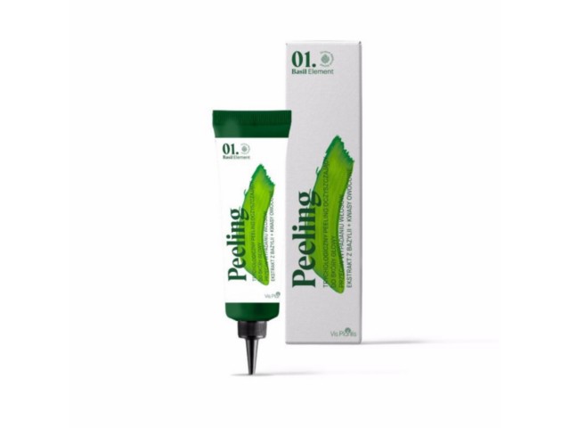 Vis Plantis Basil Peeling trychologiczny przeciw wypadaniu włosów oczyszczający interakcje ulotka   125 ml