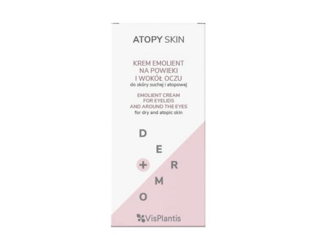 Vis Plantis Dermo+ Atopy Skin Krem na powieki i wokół oczu emolient do skóry atopowej interakcje ulotka krem  30 ml