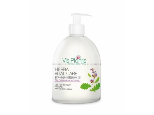 Vis Plantis Herbal Vital Care Żel do higieny intymnej kora dębu + szałwia interakcje ulotka żel  500 ml