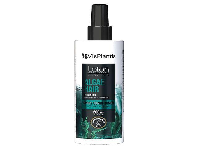 Vis Plantis Loton Cosmetics Algi Odżywka w sprayu do włosów do włosów przetłuszczających się interakcje ulotka   200 ml