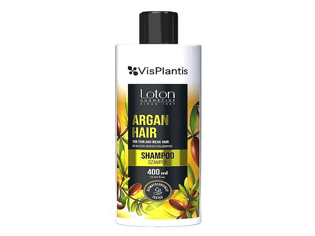 Vis Plantis Loton Cosmetics Argan Szampon do mycia włosów cienkich i osłabionych interakcje ulotka   400 ml