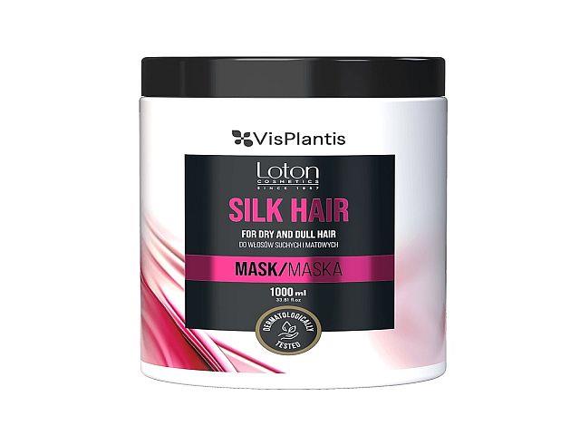 VIS PLANTIS & LOTON COSMETICS JEDWAB Maska do włosów suchych i matowych interakcje ulotka maska do włosów  1 l