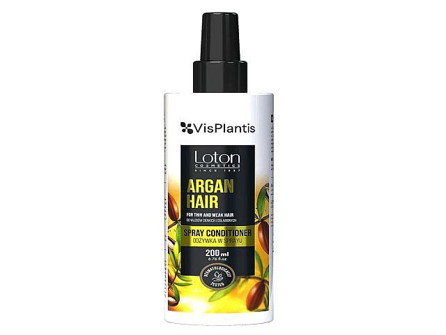 Vis Plantis Loton Cosmetics Odżywka w sprayu do włosów cienkich i osłabionych argan interakcje ulotka   200 ml
