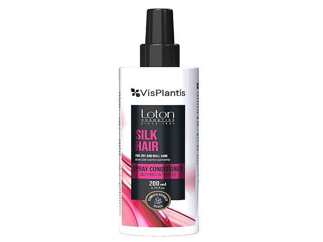 Vis Plantis Loton Cosmetics Odżywka w sprayu do włosów suchych i matowych jedwab interakcje ulotka   200 ml
