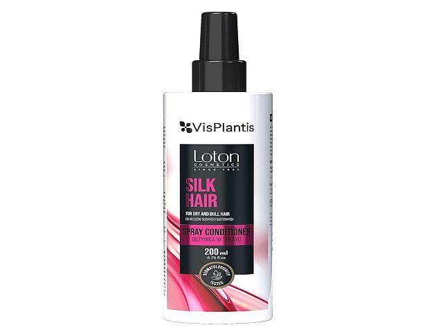 Vis Plantis Loton Cosmetics Odżywka w sprayu do włosów suchych i matowych jedwab interakcje ulotka odżywka  200 ml