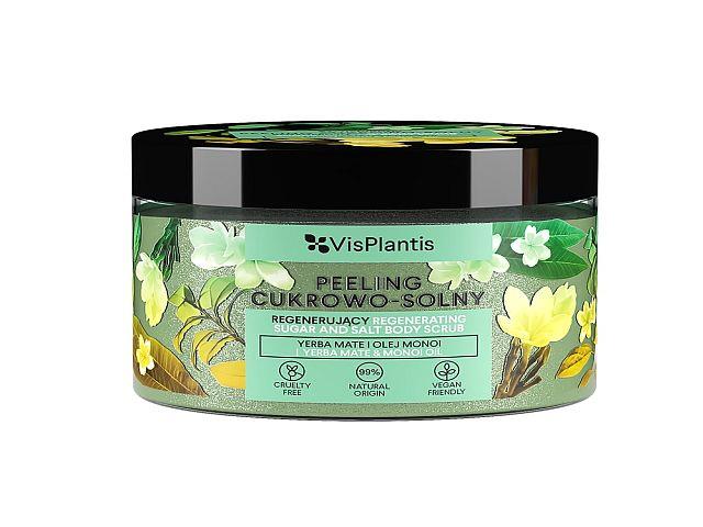 Vis Plantis Peeling cukrowo-solny regenerujący z yerba mate i olejem monoi interakcje ulotka peeling - 350 g
