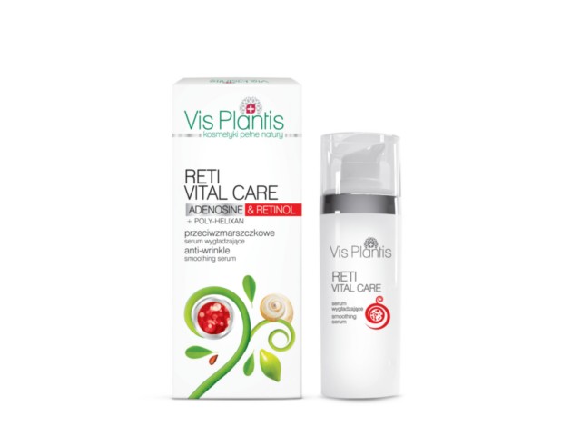 Vis Plantis Reti Vital Care Serum przeciwzmarszczkowe wygładzające retinol + adenozyna +poly-helixan interakcje ulotka   30 ml