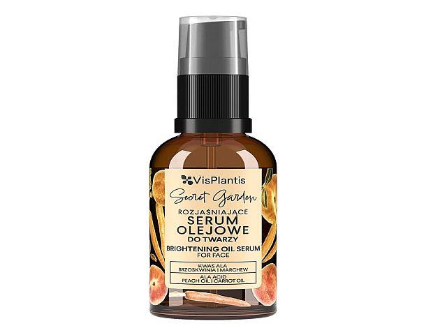 Vis Plantis Secret Garden Serum do twarzy rozjaśniające olejowe z kwasem ala interakcje ulotka   30 ml