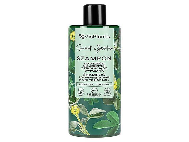 Vis Plantis Secret Garden Szampon do mycia włosów osłabionych z tendencją do wypadania kozieradka interakcje ulotka szampon  400 ml