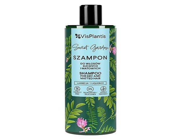 Vis Plantis Secret Garden Szampon do mycia włosów suchych i matowych lukrecja interakcje ulotka   400 ml