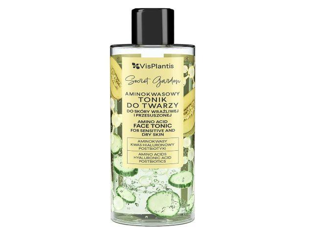 Vis Plantis Secret Garden Tonik do twarzy do skóry wrażliwej i przesuszonej aminokwasowy interakcje ulotka tonik  200 ml