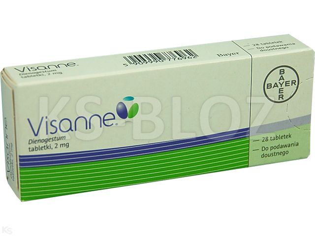 Visanne interakcje ulotka tabletki 2 mg 
