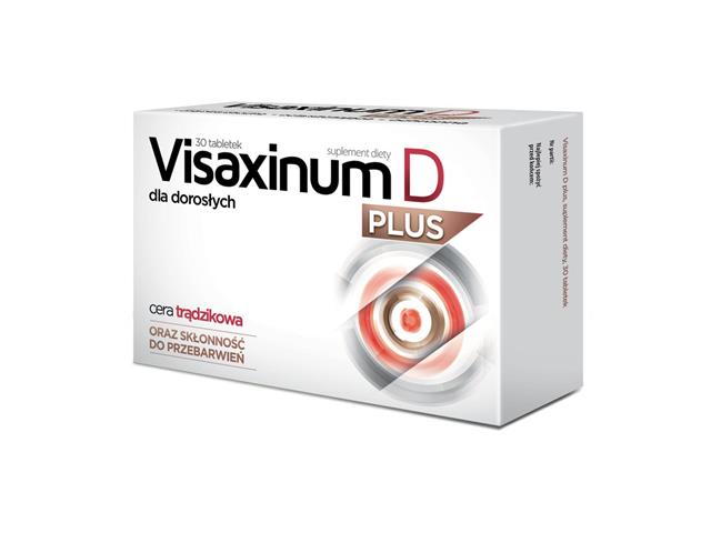 Visaxinum D Plus interakcje ulotka tabletki  30 tabl.