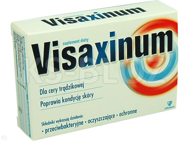 Visaxinum interakcje ulotka tabletki  30 tabl.