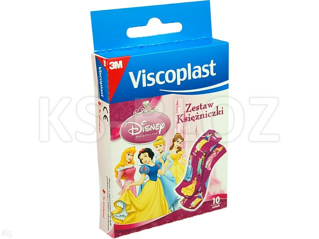 Viscoplast Księżniczka Plaster dla dzieci interakcje ulotka plaster  10 szt.