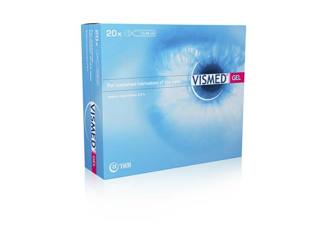 Vismed Gel interakcje ulotka krople do oczu 3 mg/ml 20 minims. po 0.45 ml