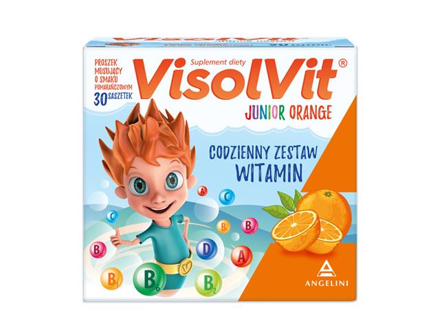 Visolvit Junior orange interakcje ulotka granulat musujący - 