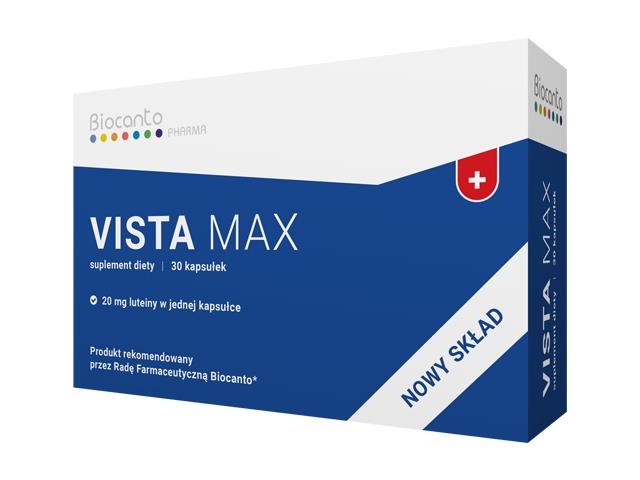 Vista Max interakcje ulotka kapsułki  30 kaps.