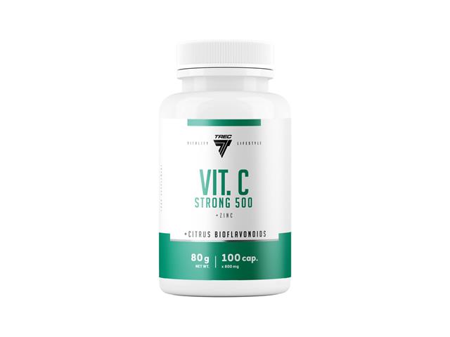 Vit. C Strong 500 interakcje ulotka kapsułki - 100 kaps. (but.)