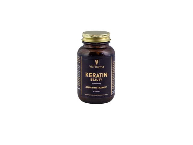 VIT PHARMA Keratin Beauty interakcje ulotka kapsułki - 60 kaps.