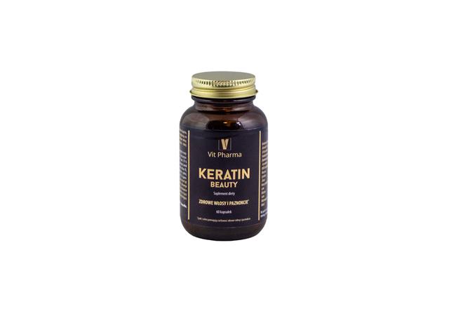 VIT PHARMA Keratin Beauty interakcje ulotka kapsułki  60 kaps.