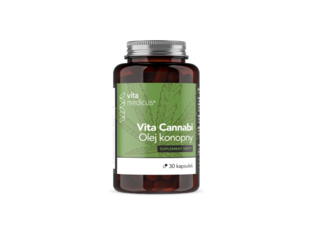 Vita Cannabi Olej Konopny Vita Medicus interakcje ulotka kapsułki - 30 kaps.