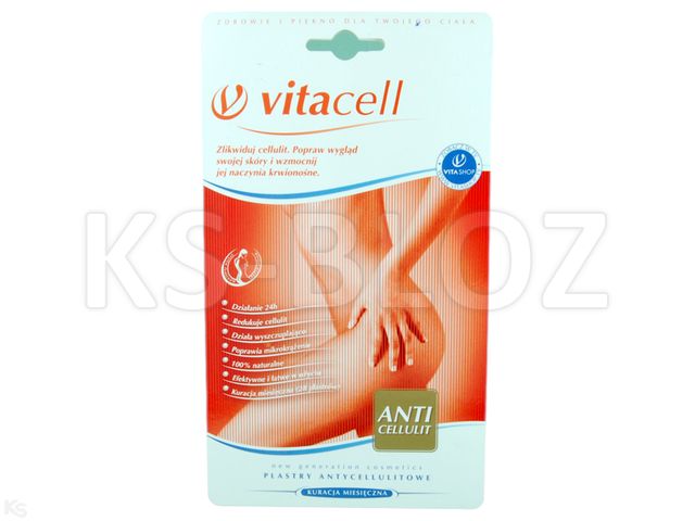 VITA CELL Plasterki antycellulit. interakcje ulotka plaster  28 szt.