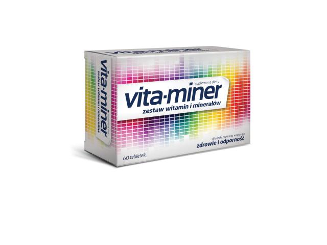 Vita-Miner (Acti Vita-Miner) interakcje ulotka tabletki  60 tabl.