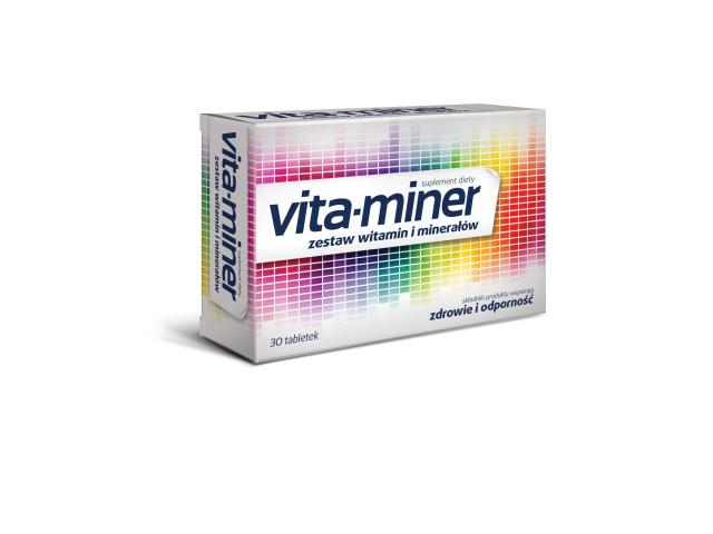 Vita-Miner (Acti Vita-Miner) interakcje ulotka tabletki  30 tabl.