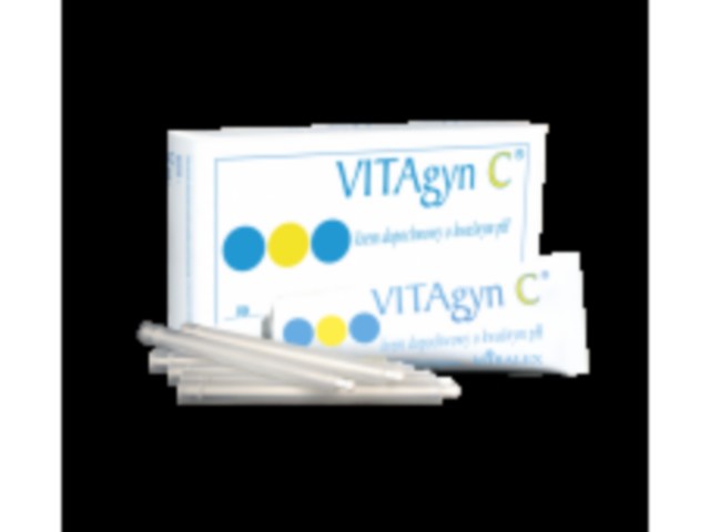 Vitagyn C Krem dopochwowy o kwaśnym ph interakcje ulotka   30 g