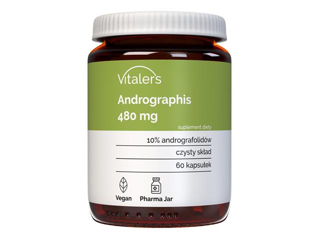 Vitaler's Andrographis 480 mg interakcje ulotka kapsułki - 60 kaps.
