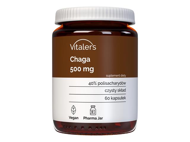 Vitaler's Chaga 500 mg interakcje ulotka kapsułki - 60 kaps.