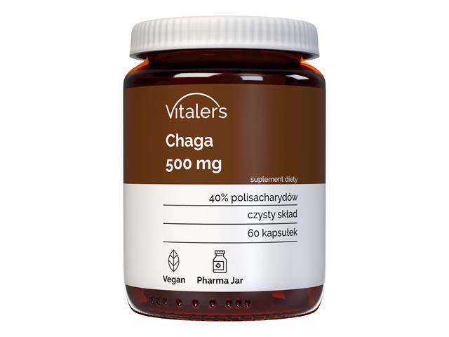 Vitaler's Chaga 500 mg interakcje ulotka kapsułki  60 kaps.