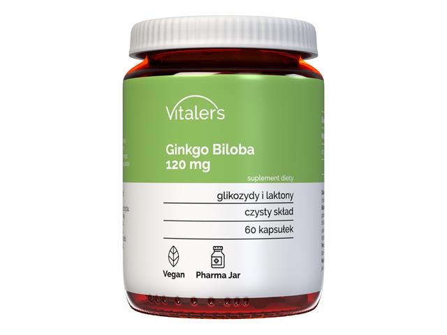 Vitaler's Ginkgo Biloba 120 mg interakcje ulotka kapsułki - 60 kaps.