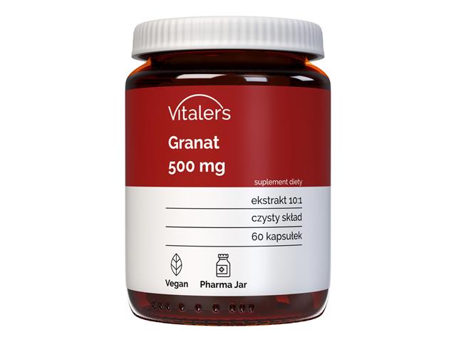 Vitaler's Granat 500 mg interakcje ulotka kapsułki - 60 kaps.