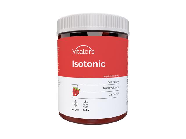 Vitaler's Isotonic smak truskawkowy interakcje ulotka proszek - 250 g