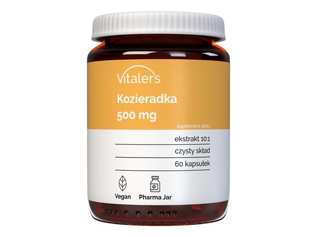 Vitaler's Kozieradka 500 mg interakcje ulotka kapsułki  60 kaps.